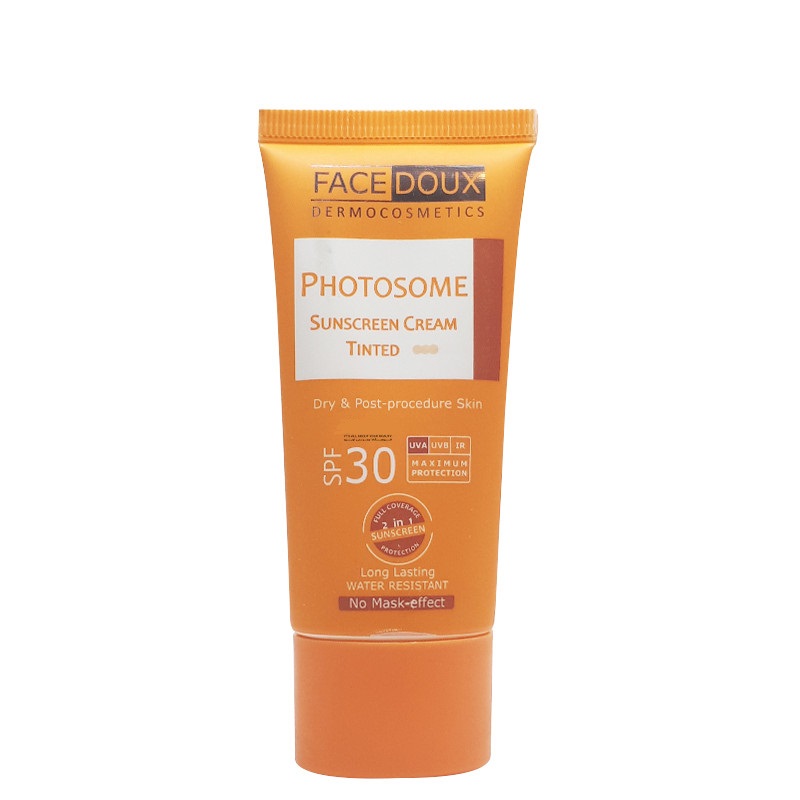 کرم ضد آفتاب SPF30 مناسب پوست خشک فیس دوکس (بژ متوسط)