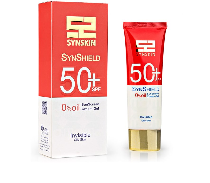 کرم ژل ضد آفتاب +SPF50 مناسب پوست چرب ساین اسکین (بی رنگ)