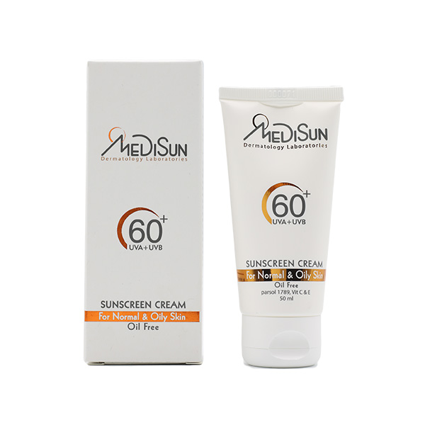 کرم ضد آفتاب پوست معمولی و چرب SPF 50 مدیسان