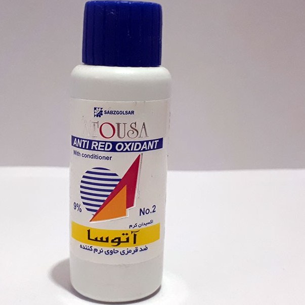 کرم آکسیدان ضدقرمزی رنگ مو آتوسا