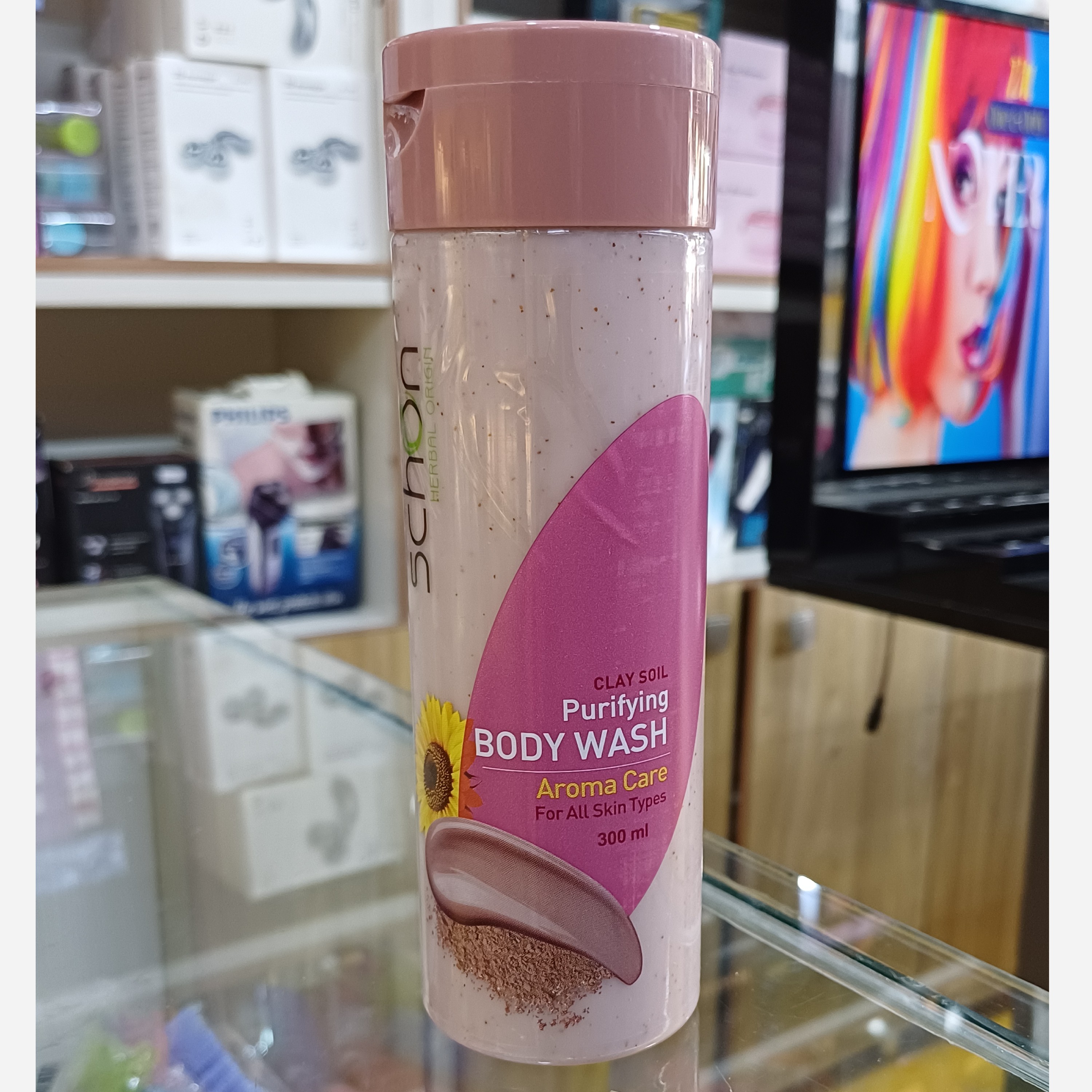 شامپوبدن خاک رس شون