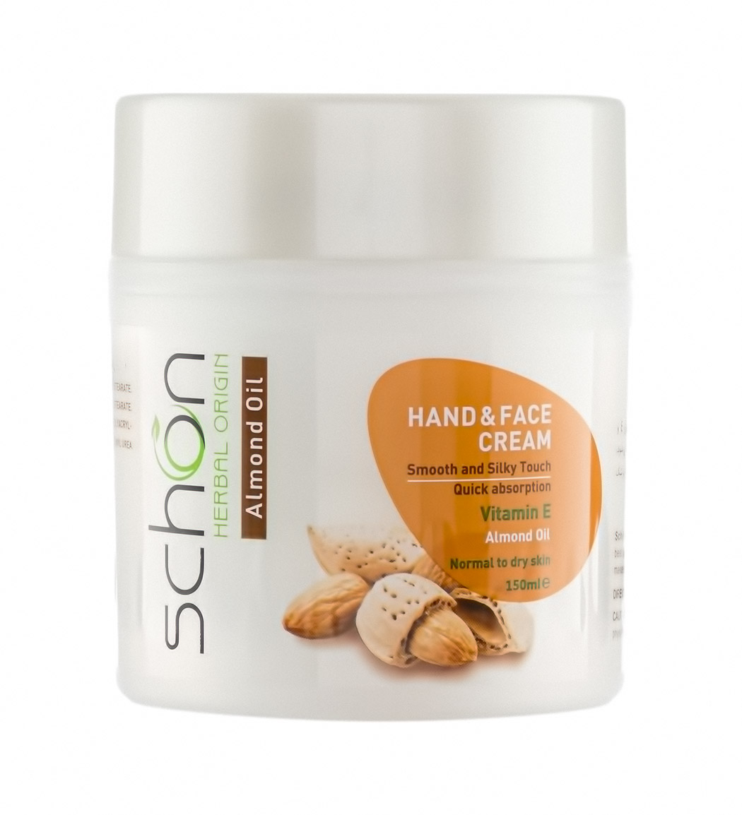 کرم دست و صورت کاسه ای با عصاره بادام شون