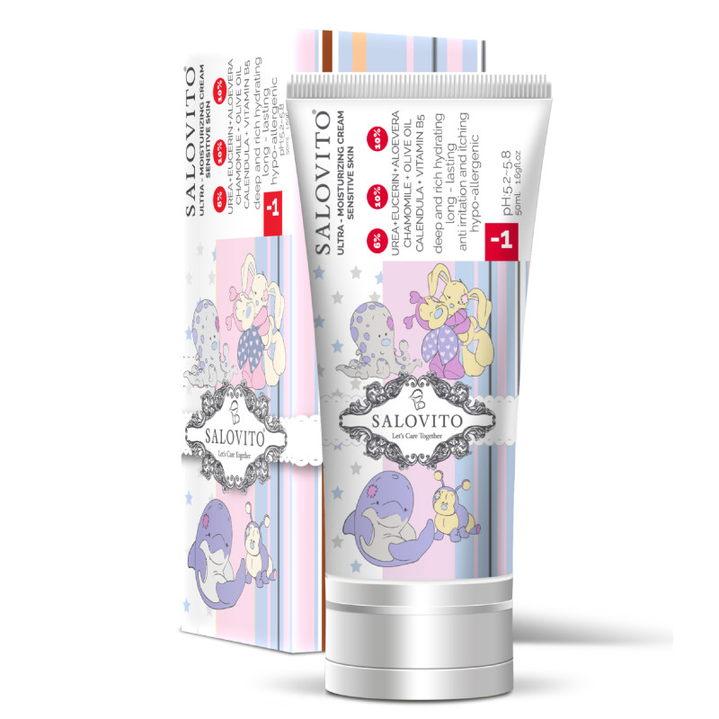کرم مرطوب کننده کودک 6% اوره سالوویتو